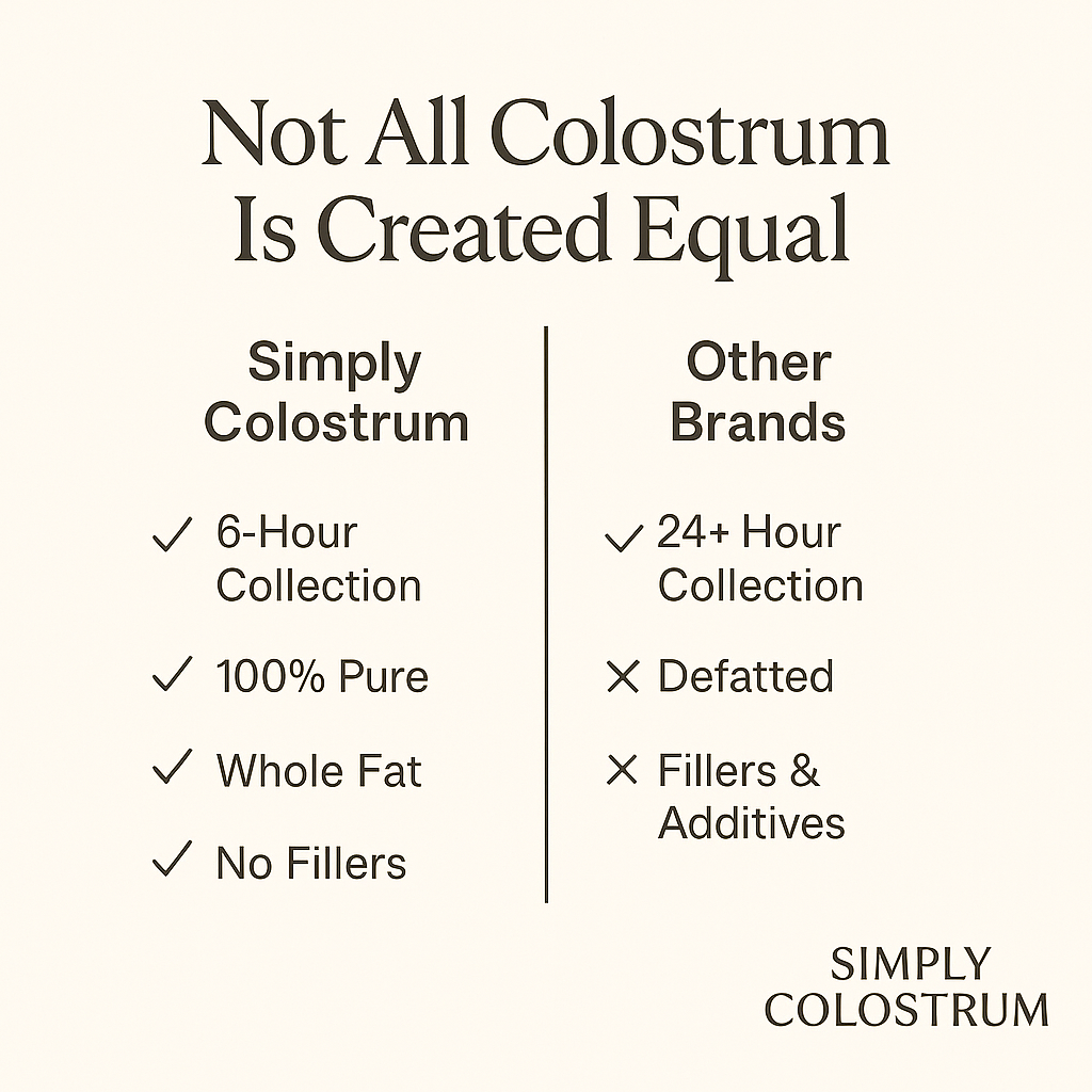 Premium 6-Hour Grass-Fed Colostrum Powder - 60 Servings