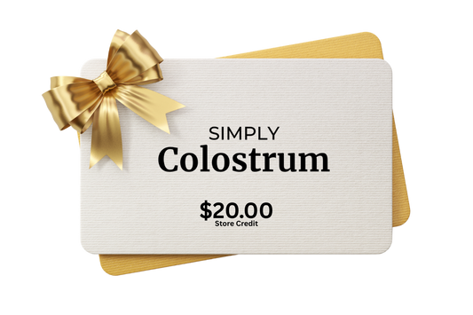 Simply Colostrum $20 Store Credit