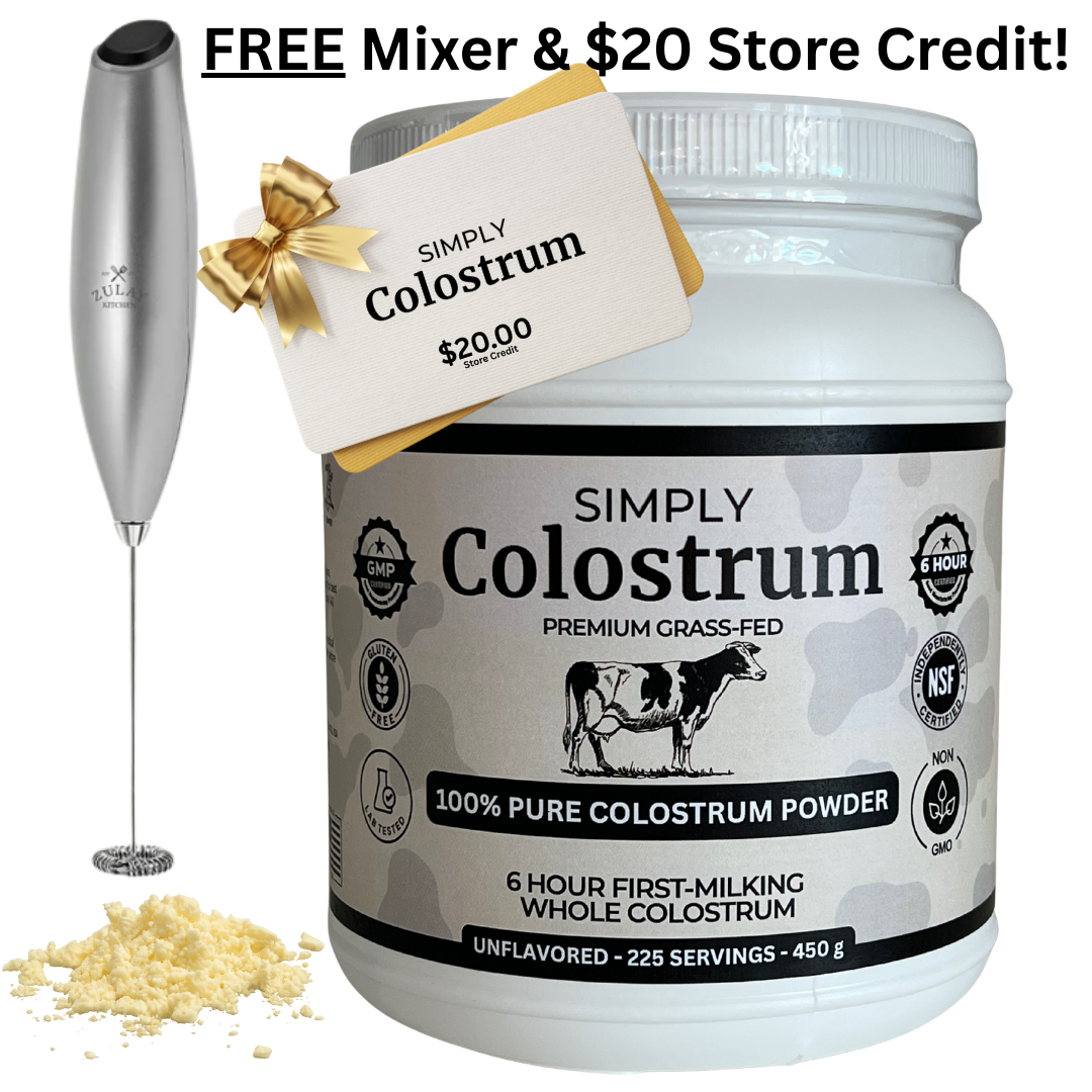 Simply Colostrum - 450 g Jar Black Friday Bundle (225 Servings)